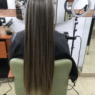 mechas plata